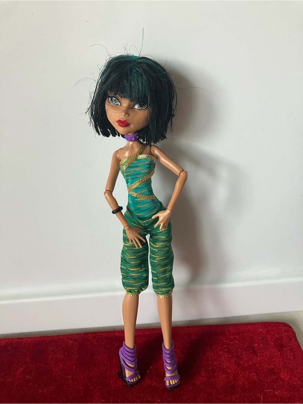 Monster High G1 Cleo de Nile Doll I Love Shoes 2013 Mattel Mostly Complete.